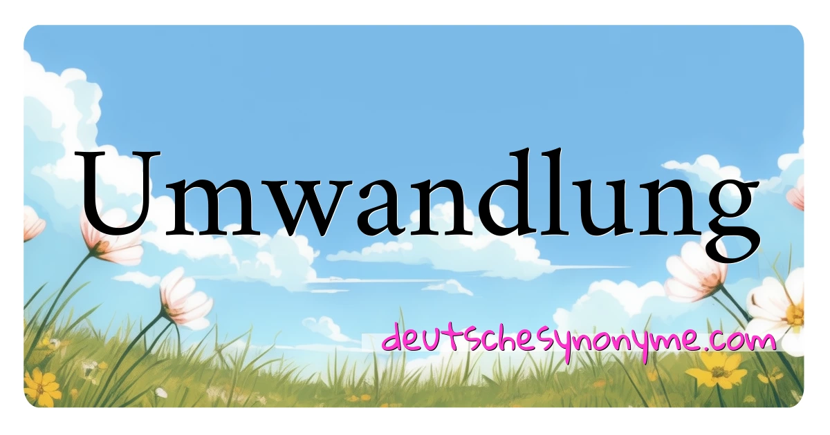 Umwandlung Synonyme Kreuzworträtsel bedeuten Erklärung und Verwendung