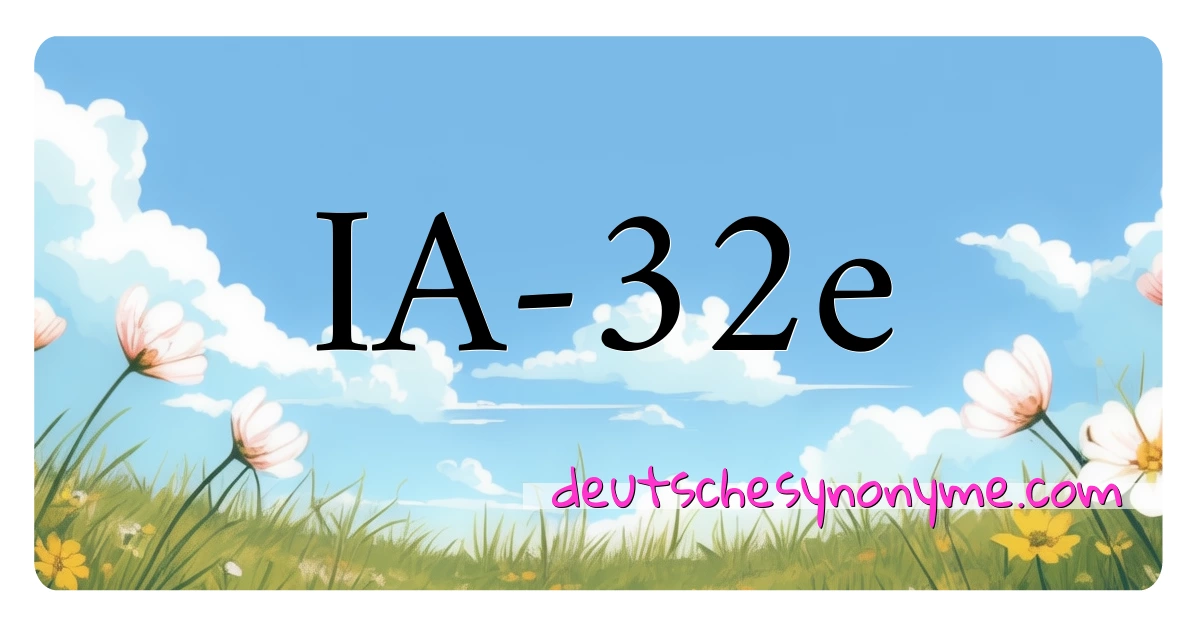 IA-32e Synonyme Kreuzworträtsel bedeuten Erklärung und Verwendung