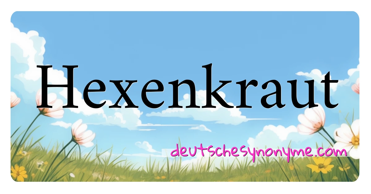 Hexenkraut Synonyme Kreuzworträtsel bedeuten Erklärung und Verwendung