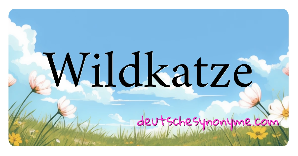 Wildkatze Synonyme Kreuzworträtsel bedeuten Erklärung und Verwendung