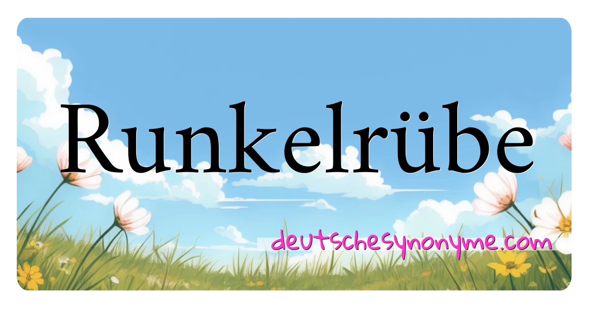 Runkelrübe Synonyme Kreuzworträtsel bedeuten Erklärung und Verwendung