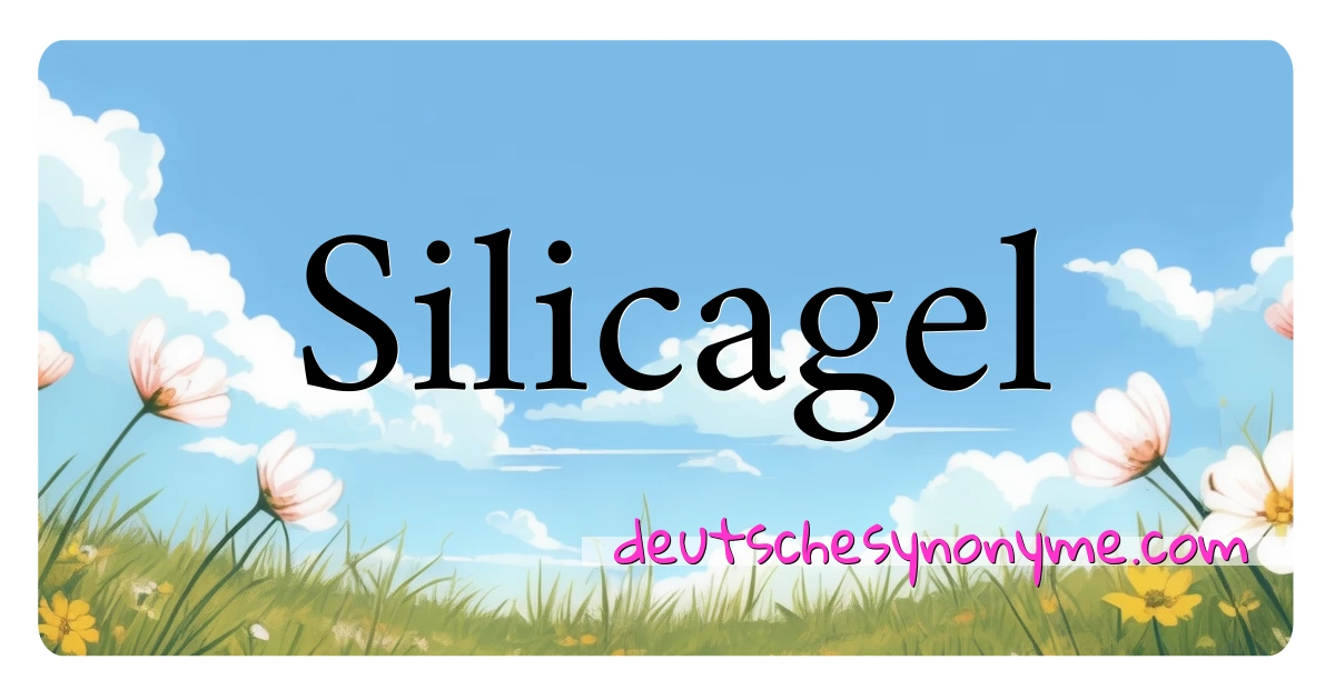 Silicagel Synonyme Kreuzworträtsel bedeuten Erklärung und Verwendung